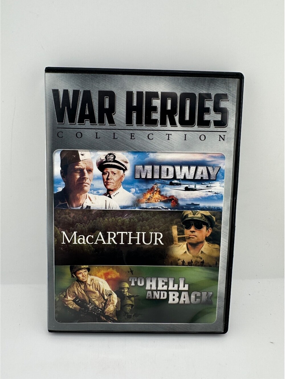 War Heroes Collection DVD - Midway, MacArthur, To Hell and Back